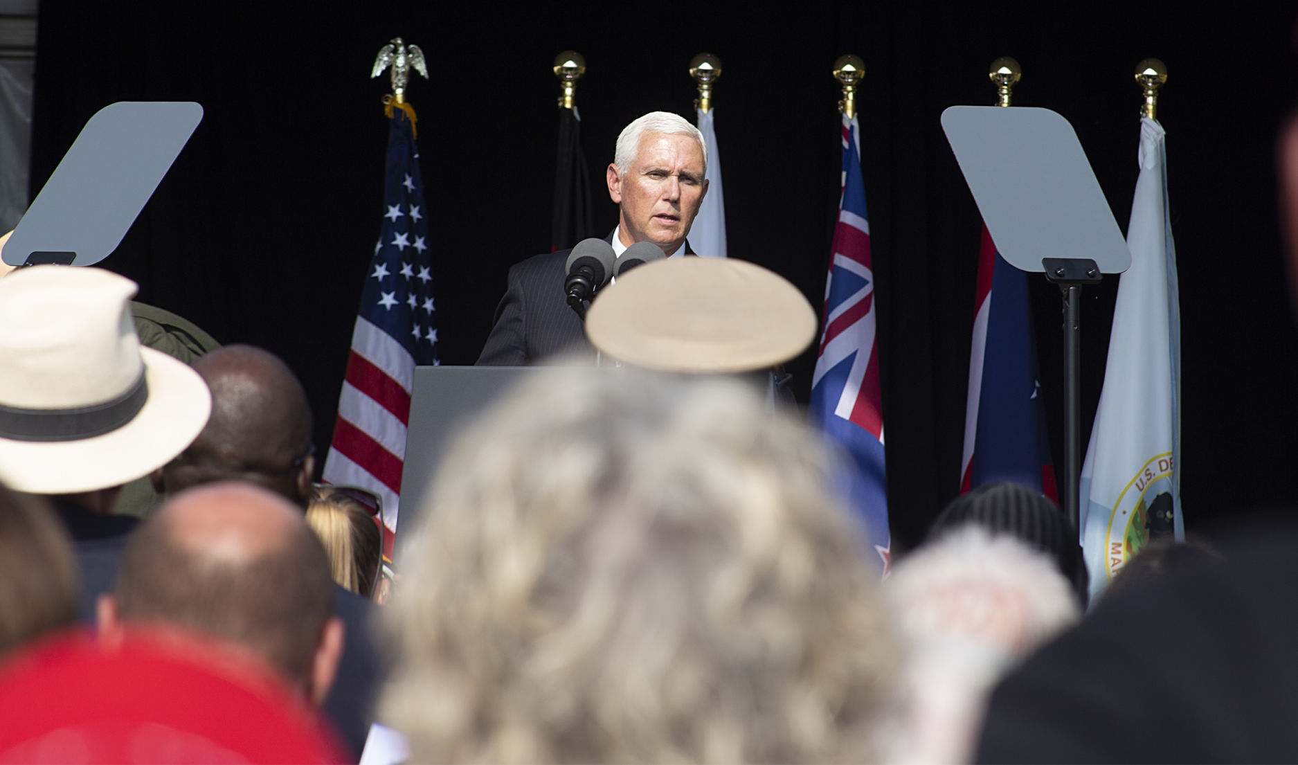 Flight 93 Memorial, Mike Pence at Podium